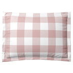 Pillow Sham in Buffalo Check - Mauve
