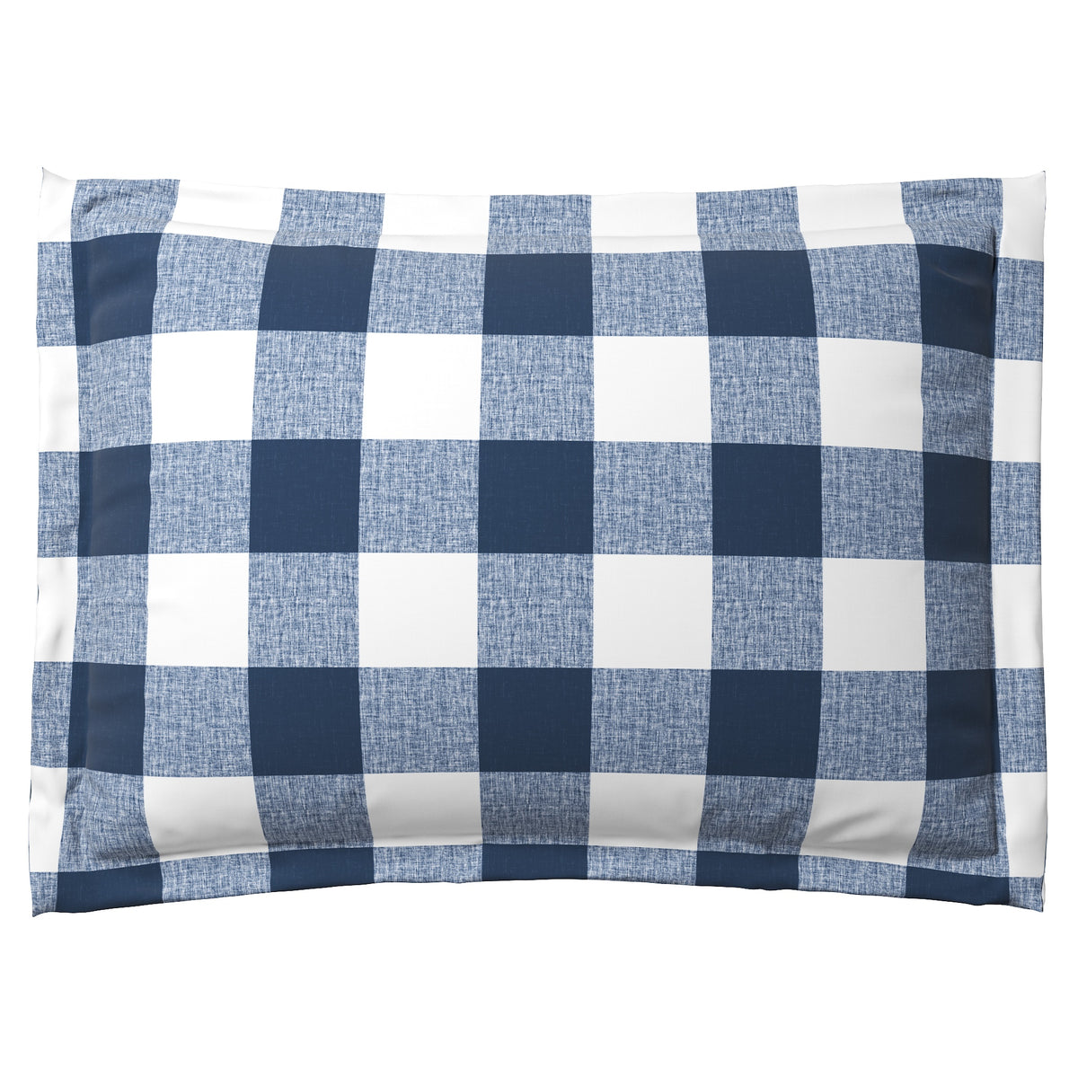 Pillow Sham in Buffalo Check - Navy