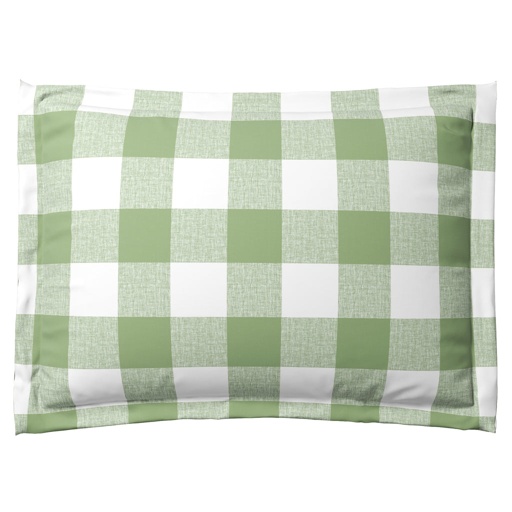 Pillow Sham in Buffalo Check - Sage