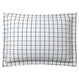 Pillow Sham in Check With Me - White