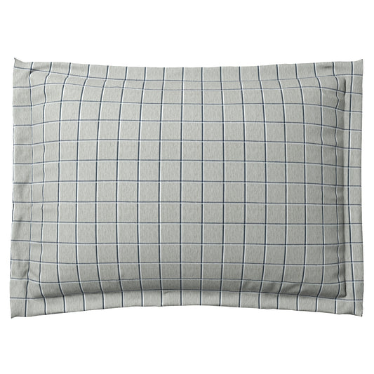 Pillow Sham in Check With Me - Feather