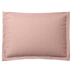 Pillow Sham in Slubby Linen - Think Pink