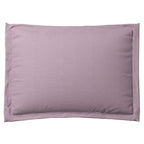 Pillow Sham in Slubby Linen - Plum