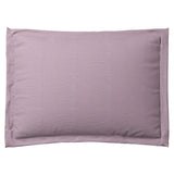 Pillow Sham in Slubby Linen - Plum