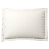 Pillow Sham in Slubby Linen - White