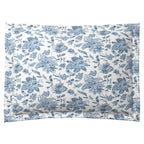 Pillow Sham in Toile - Blue Skies