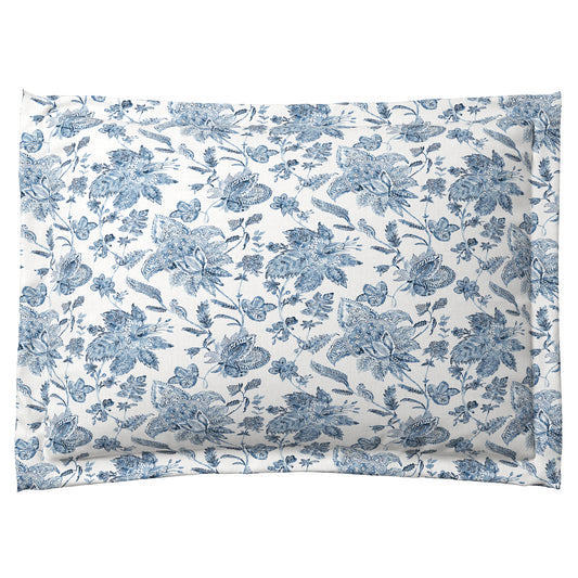 Pillow Sham in Toile - Blue Skies