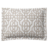 Pillow Sham in Trellis Like It Is - Beige