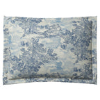 Pillow Sham in Country Toile - Sapphire