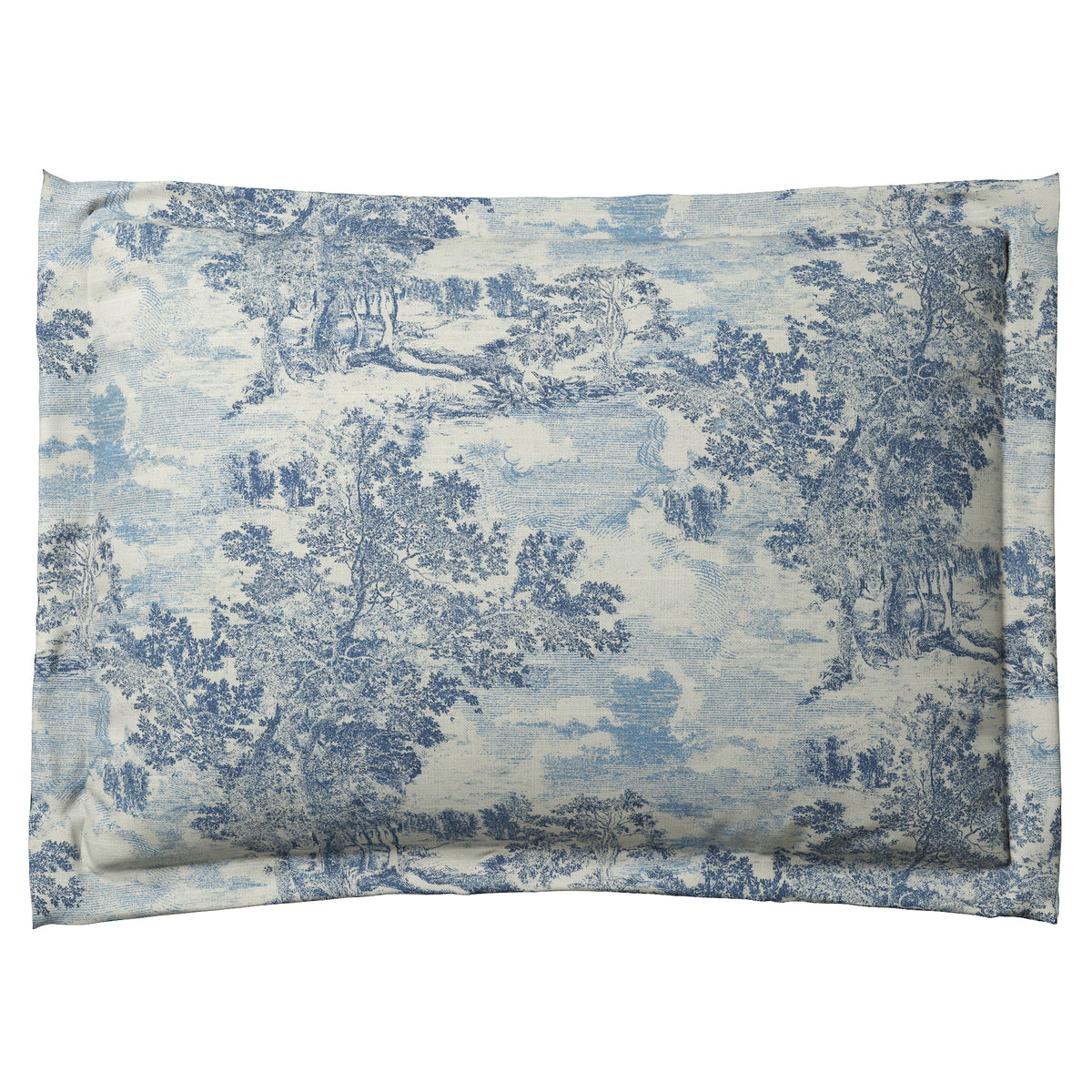 Pillow Sham in Country Toile - Sapphire