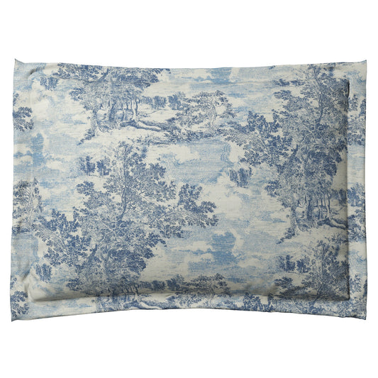 Pillow Sham in Country Toile - Sapphire