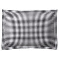 Pillow Sham in Gingham - Black