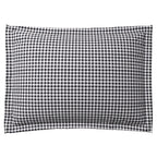 Pillow Sham in Gingham - Black