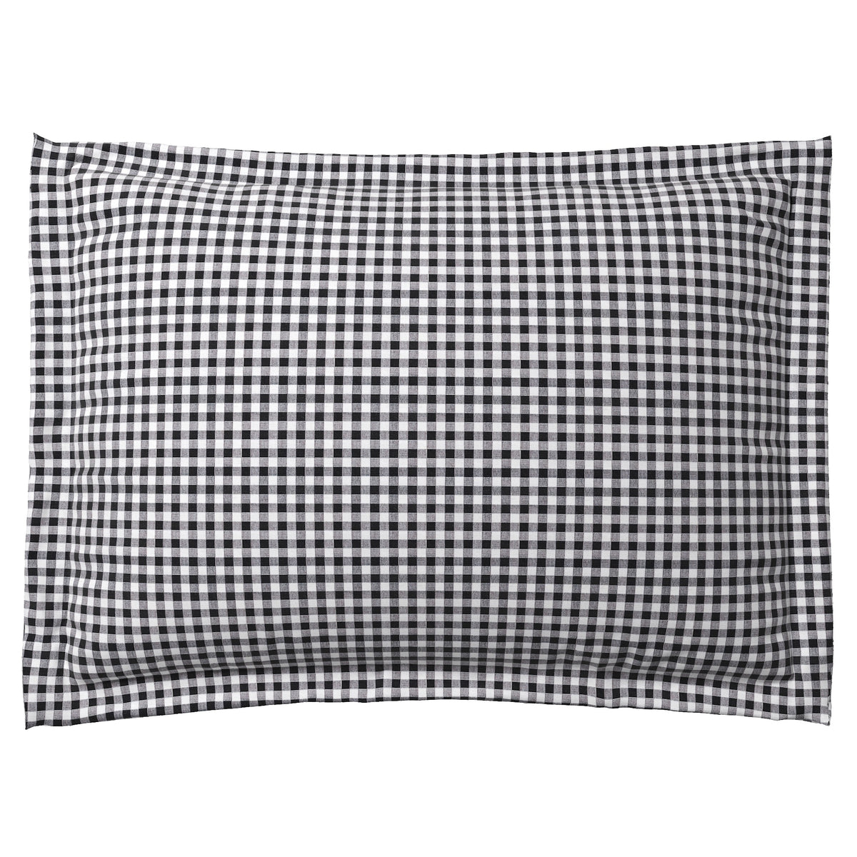 Pillow Sham in Gingham - Black