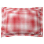 Pillow Sham in Gingham - Cherry