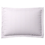 Pillow Sham in Gingham - Lilac