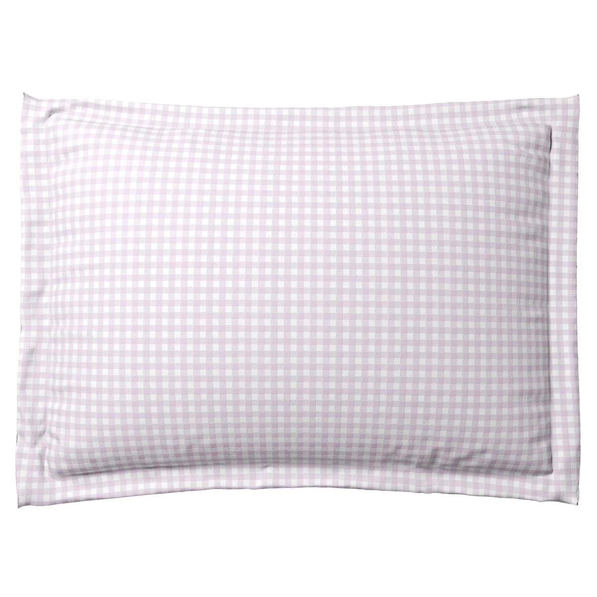 Pillow Sham in Gingham - Lilac
