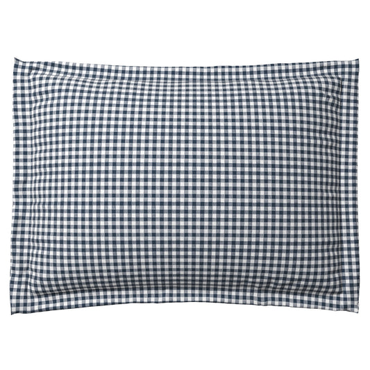 Pillow Sham in Gingham - Navy