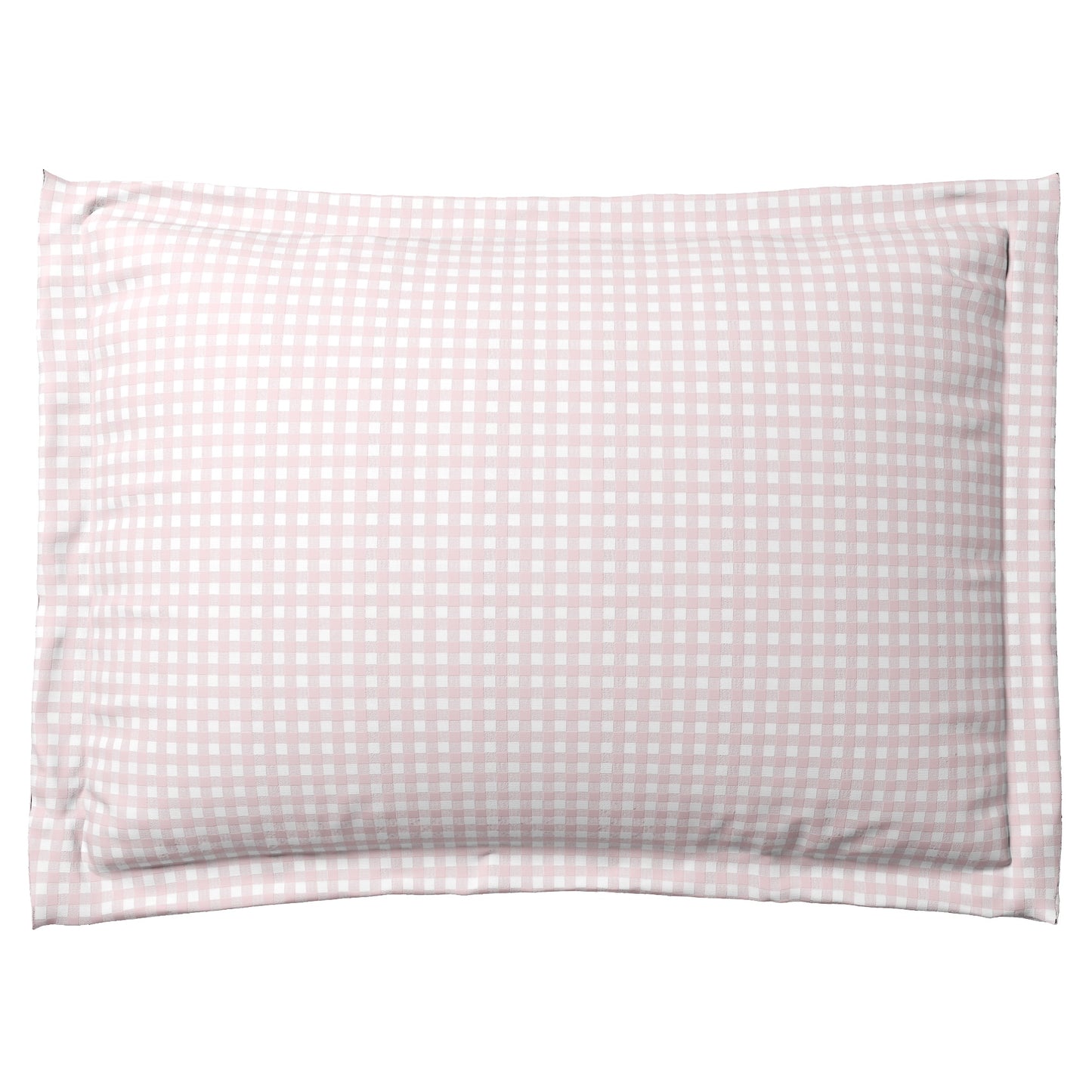 Pillow Sham in Gingham - Light Pink