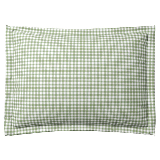 Pillow Sham in Gingham - Sage