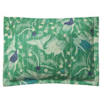 Pillow Sham in Koi Pond - Green