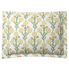 Pillow Sham in Cottage Flowers - Sunbeam