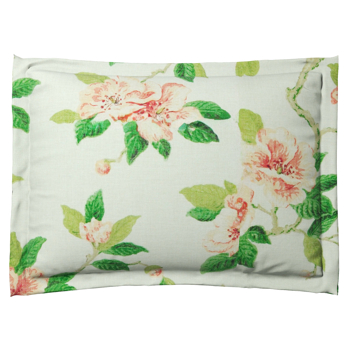 Pillow Sham in Grandma's Floral - Coral