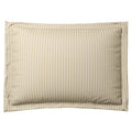 Pillow Sham in Little White Line - Sand