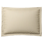 Pillow Sham in Little White Line - Sand
