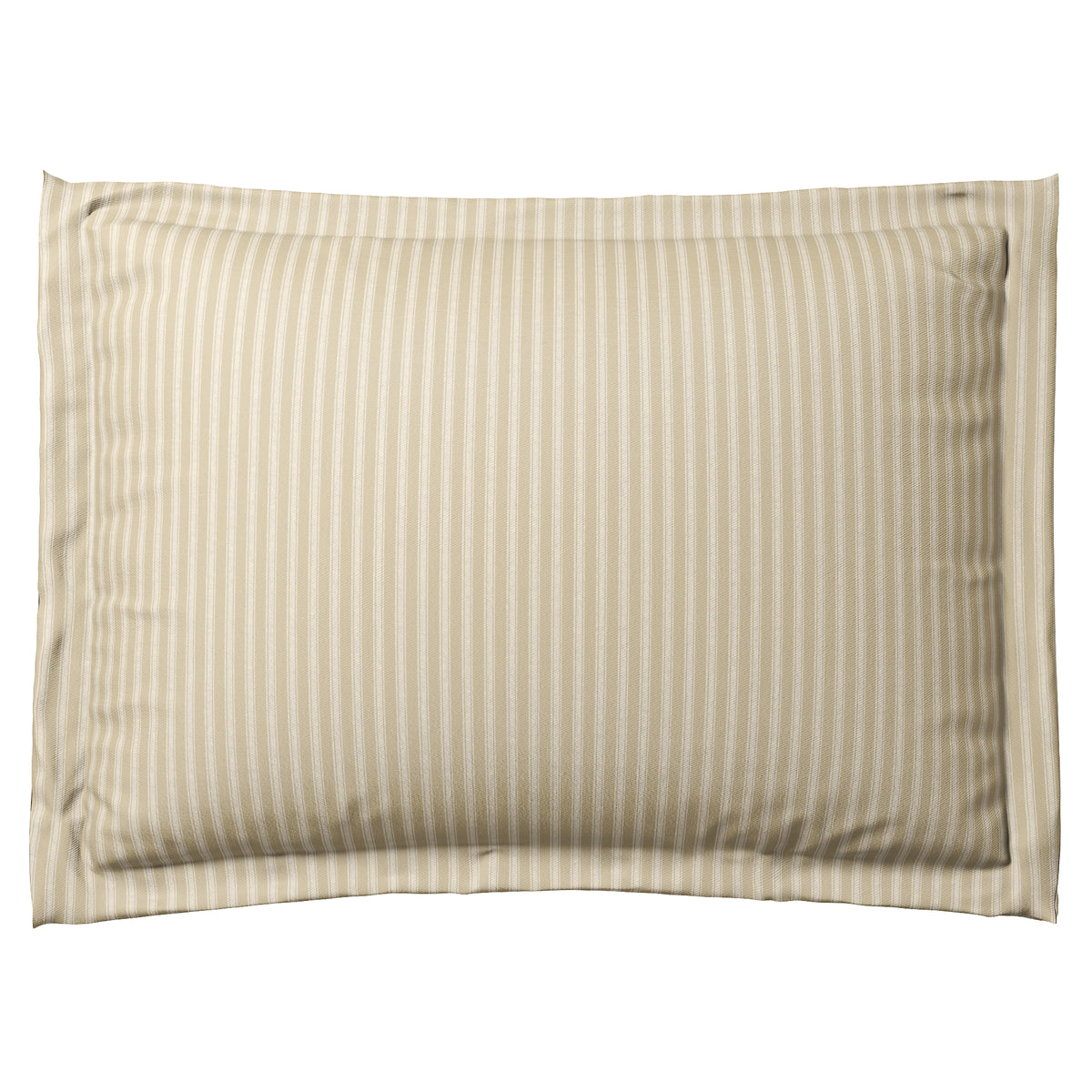 Pillow Sham in Little White Line - Sand
