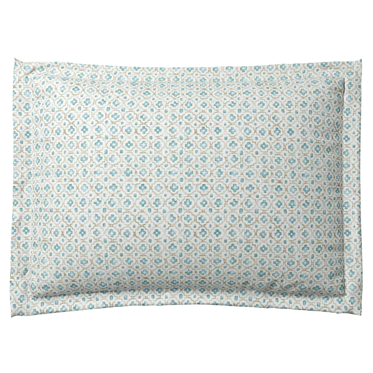 Pillow Sham in Positive Print - Rain