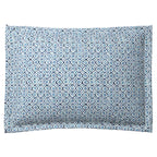 Pillow Sham in Positive Print - Azure