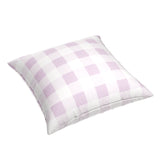 Simple Floor Pillow in Lilac Buffalo Check