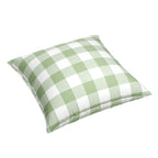 Simple Floor Pillow in Buffalo Check - Sage