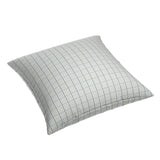 Simple Floor Pillow in Check With Me - Feather