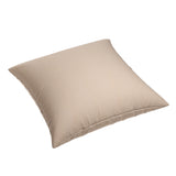 Simple Floor Pillow in Slubby Linen - Caramel