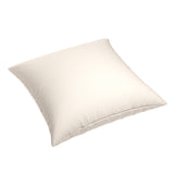 Simple Floor Pillow in Slubby Linen - Ivory