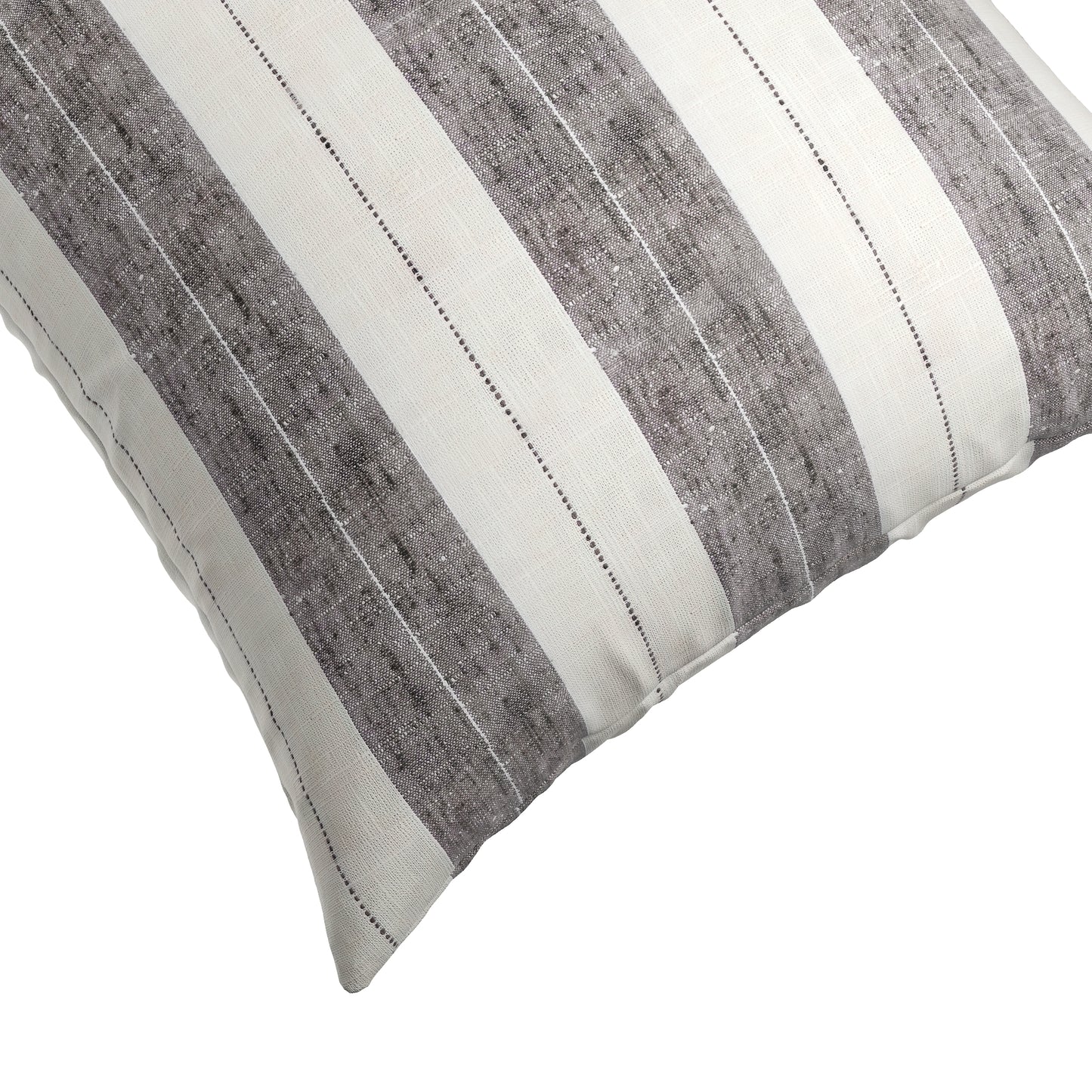 Simple Floor Pillow in French Laundry Stripe - Midnights