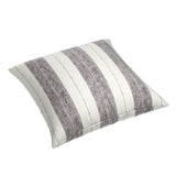 Simple Floor Pillow in French Laundry Stripe - Midnights