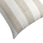 Simple Floor Pillow in French Laundry Stripe - Champagne