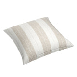 Simple Floor Pillow in French Laundry Stripe - Champagne