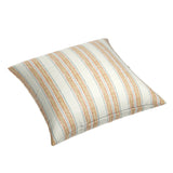Simple Floor Pillow in French Laundry Stripe - Apricot
