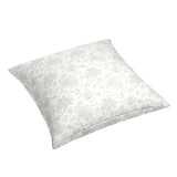 Simple Floor Pillow in Toile - Rich Cream