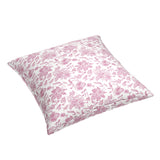 Simple Floor Pillow in Toile - Strawberry