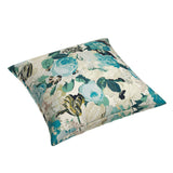 Simple Floor Pillow in Garden Tea Time - Blue Haze