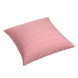 Simple Floor Pillow in Gingham - Cherry