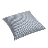 Simple Floor Pillow in Gingham - Navy