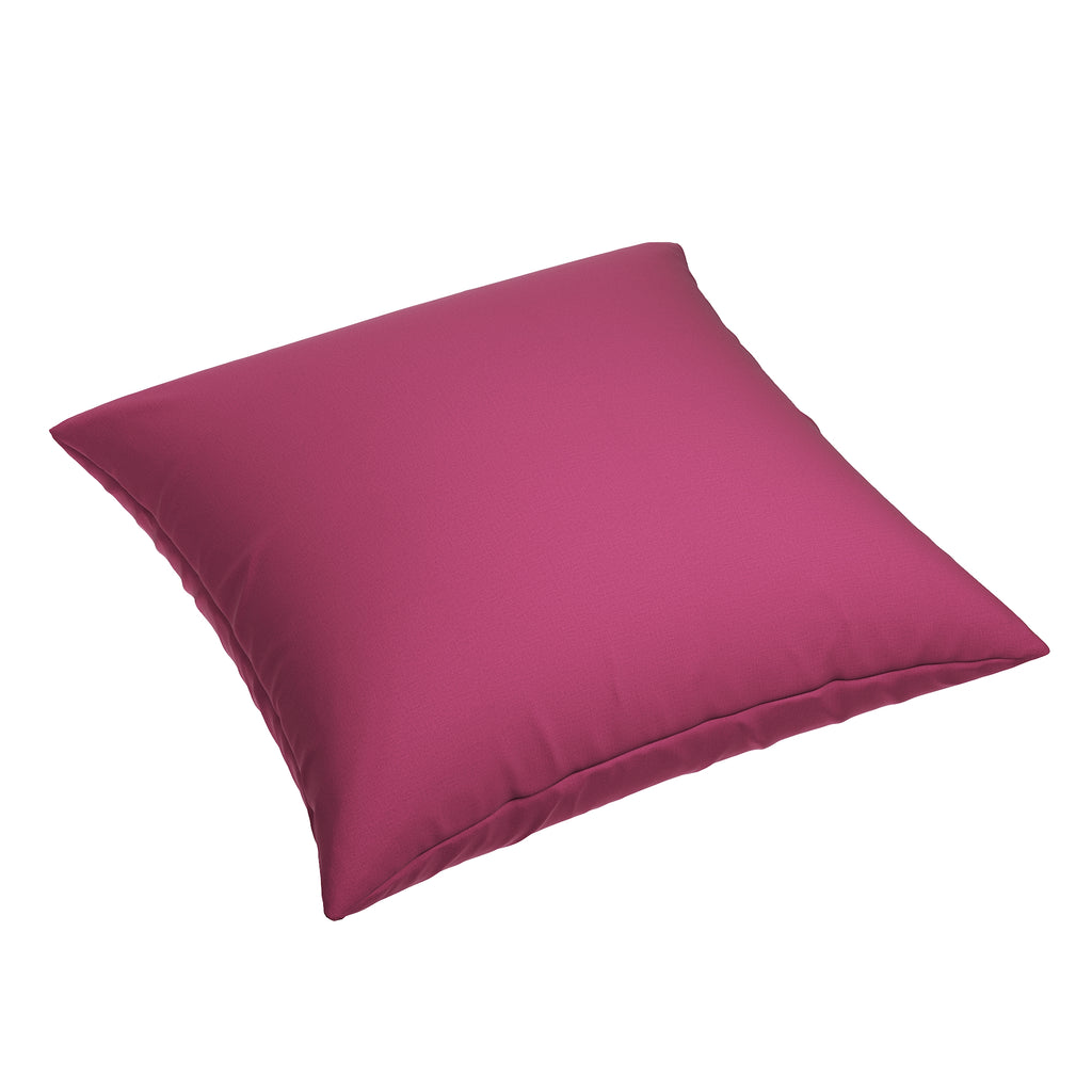Simple Floor Pillow in Lush Linen - Beet