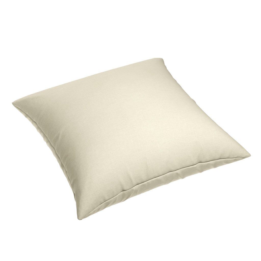 Simple Floor Pillow in Lush Linen - Mushroom