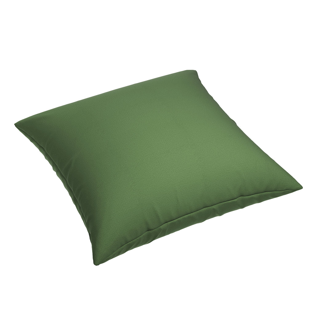 Simple Floor Pillow in Lush Linen - Forest